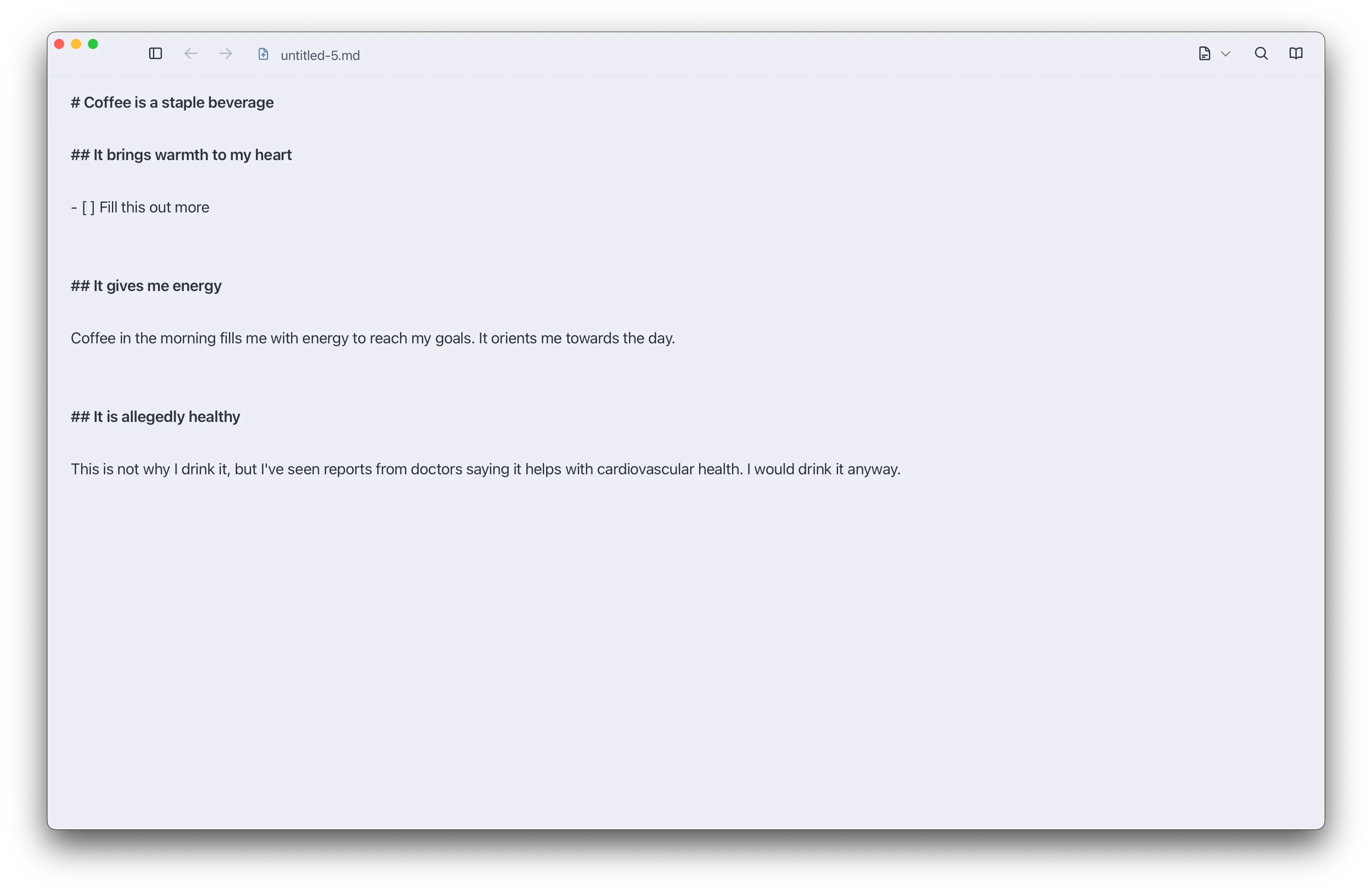 Markdown View: Paste Content
